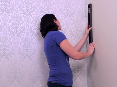 How to Hang Wallpaper Around Corners-YOUTUBE
