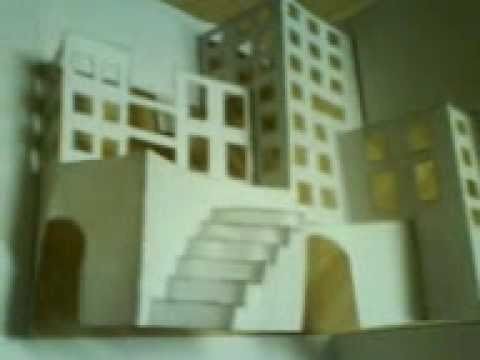 How to make a 3D paper city