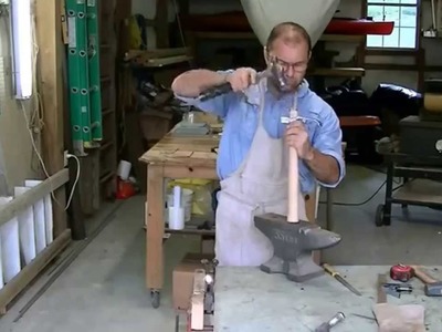 How to make a adze. Tool used to carve wooden bowls.