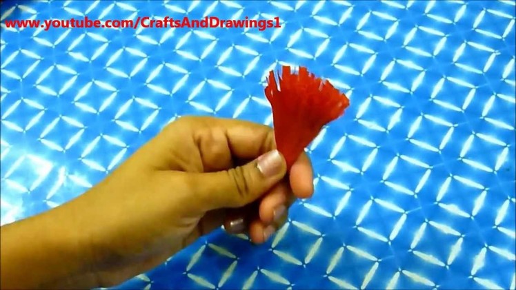 How to make a Crepe Paper Flower very easily. 