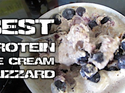 How To Make A Delicious Protein Ice Cream Blizzard (no sugar added)