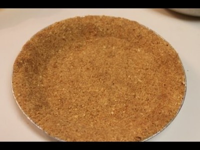 How to make a Homemade Graham Cracker Pie Crust | I Heart Recipes