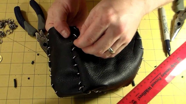 How to Make a Medieval Leather Belt Pouch