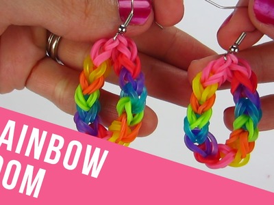 How To Make a Pair of Earrings on a Rainbow Loom