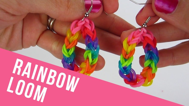 How To Make a Pair of Earrings on a Rainbow Loom
