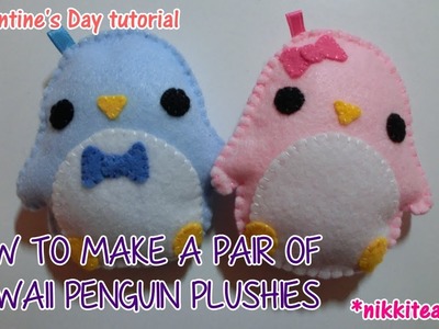 How to Make a Pair of Kawaii Penguin Plushies