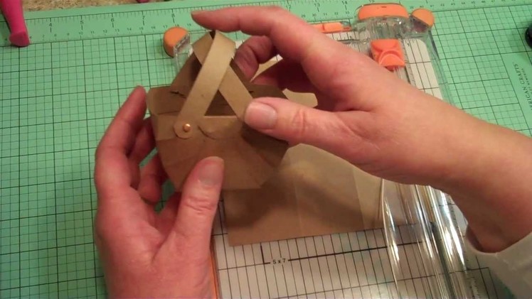 How To Make A Paper Basket:  Part 1