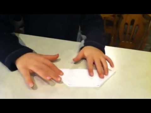 How to make a paper bird beak
