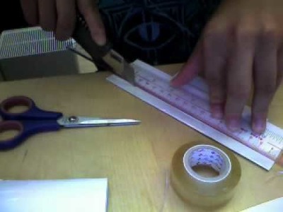 How to Make a Paper Hidden Blade (steady Camera) prt 2