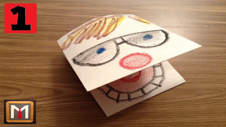 How to Make a Paper Puppet (Face)