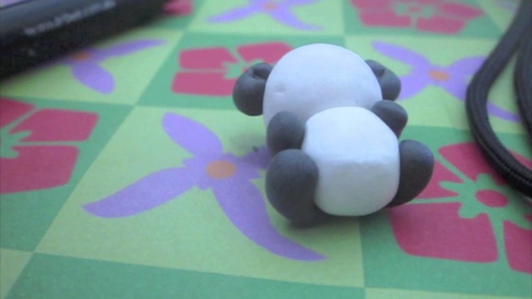 How to make a polymer clay panda!