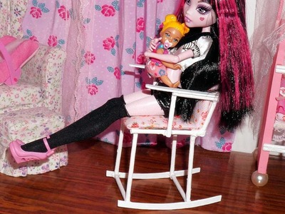 How to make a rocking chair for doll (Monster High, MLP, EAH, Barbie, etc)