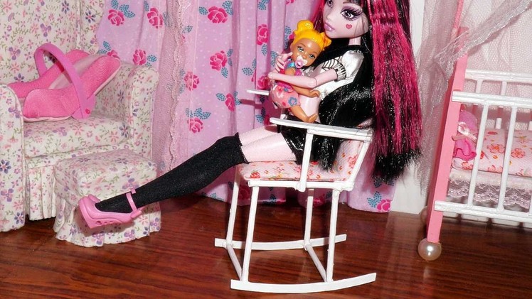 How to make a rocking chair for doll (Monster High, MLP, EAH, Barbie, etc)