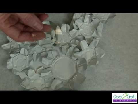 How to Make Floral Frame from Tea Lights by Tiffany Windsor
