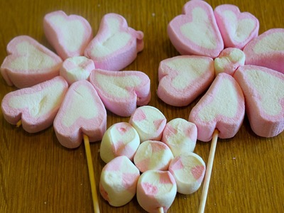 How to make marshmallow flowers