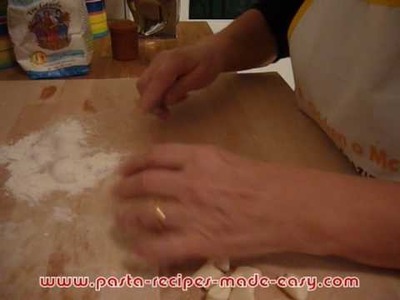 How To Make Orecchiette Pasta Shapes