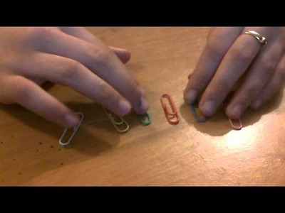 How to make paper clip earrings.