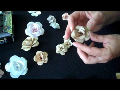 How To Make Paper Roses Using White Cardstock