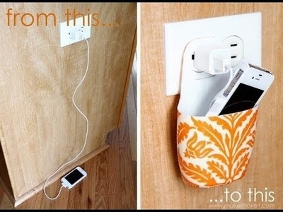 How to make Phone Holder for Charger Simple and Easy