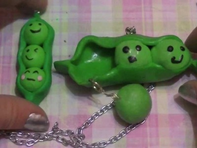 How to make Polymer Clay Charms: Peas in a Pod