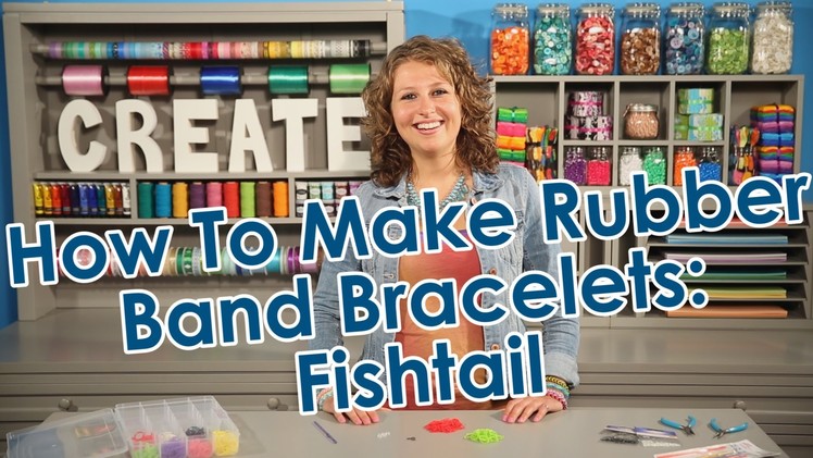 How to Make Rubber Band Bracelets - Fishtail