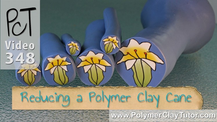 How To Reduce A Polymer Clay Cane