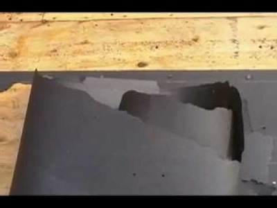 How to : Roofing - Removing Tar Paper without the Mess