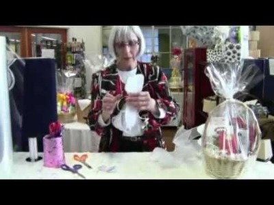 How To Tie A Bow For a Gift Basket