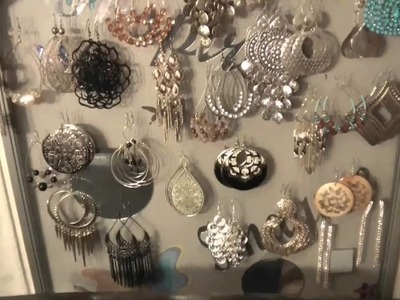 Make your Own Jewelry Holder. earring organizer. for under $20
