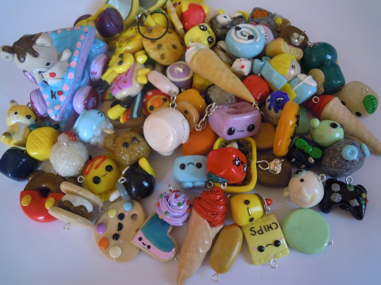 My Polymer Clay Charm Collection !