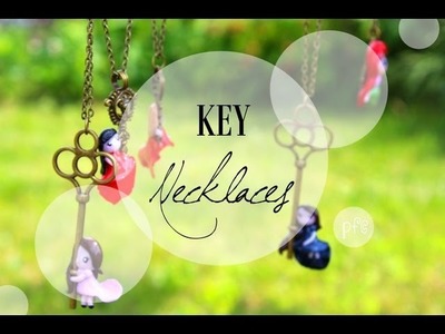 Necklaces: Chibis and Keys {Polymer Clay Charm Update}