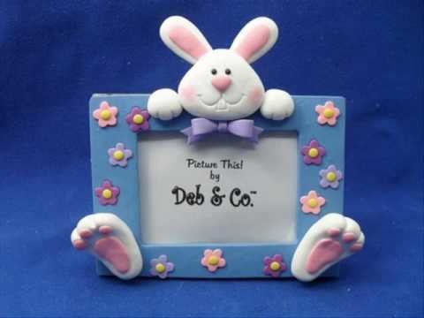 Polymer clay Easter bunny bunnies rabbit