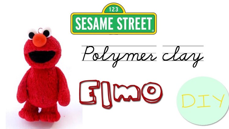 Polymer clay Elmo (Sesame Street) TUTORIAL
