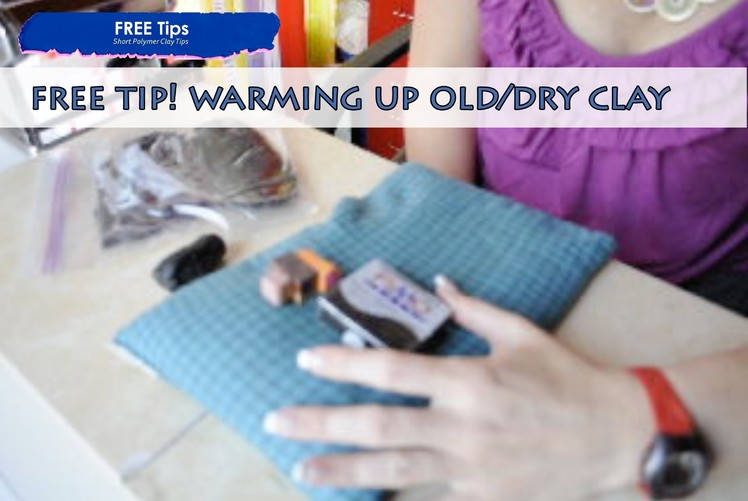 PolyPediaOnline TV by Iris Mishly - How to warm stiff.old polymer clay FREE tutorial
