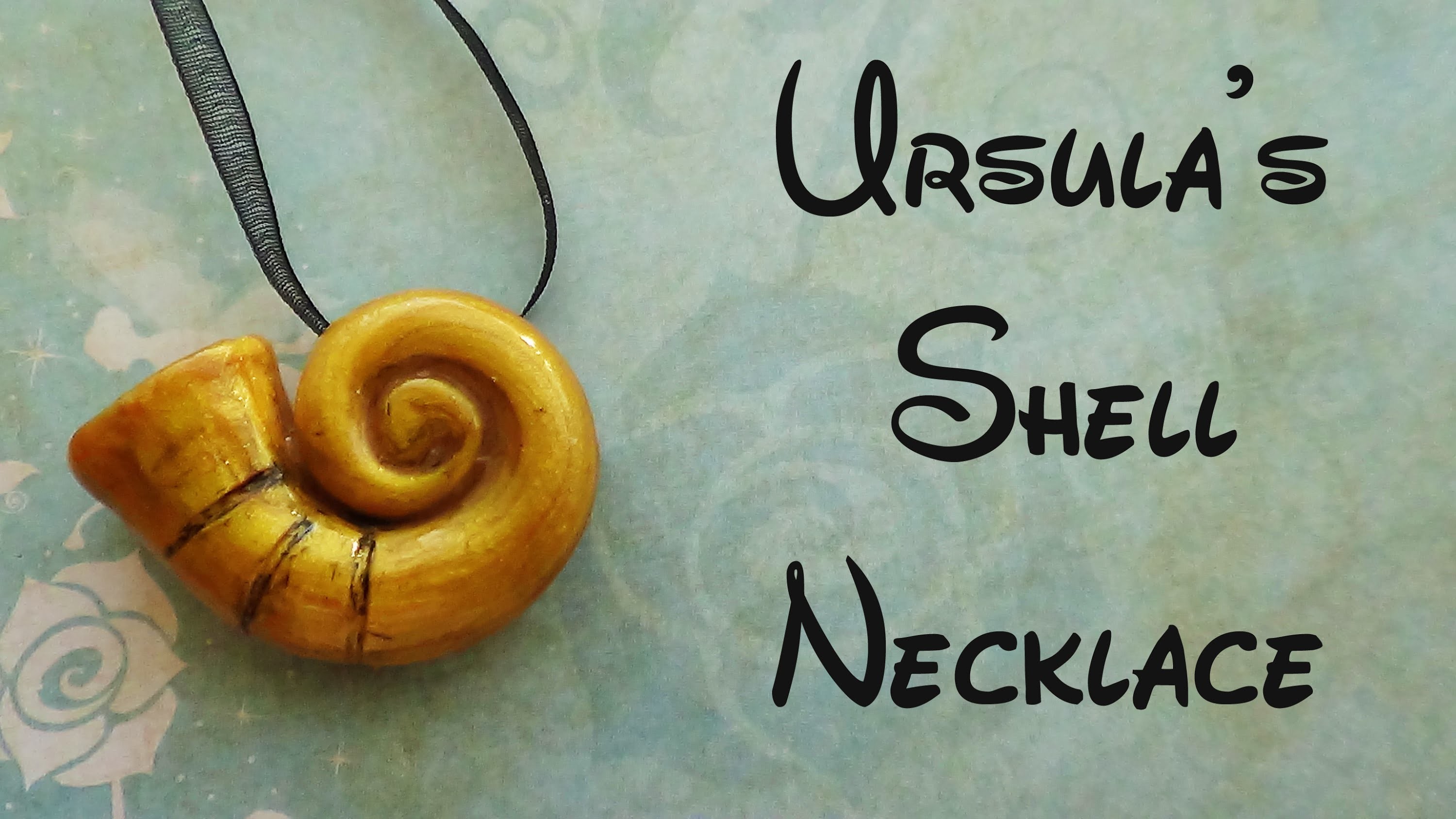 Ursulas Shell Necklace Polymer Clay [The Little Mermaid]