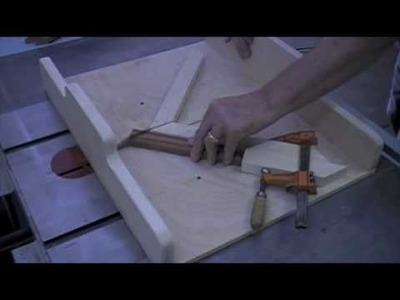 Woodworking - How to Make a Perfect Miter Joint - Table Saw Miter Sled Tips & Techniques