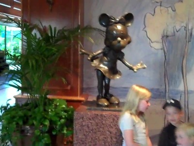 Arriving at the Disneyland Hotel