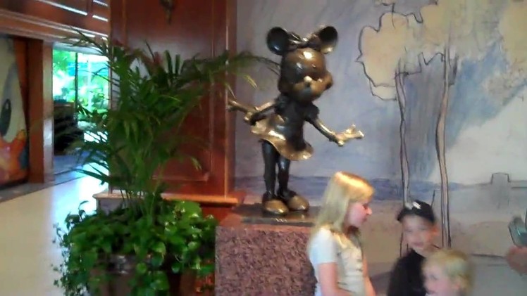 Arriving at the Disneyland Hotel