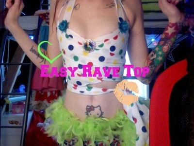 D.I.Y Cute Rave Top