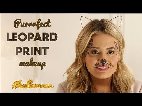 DIY Beauty | Leopard Print Makeup Halloween Makeup Tutorial