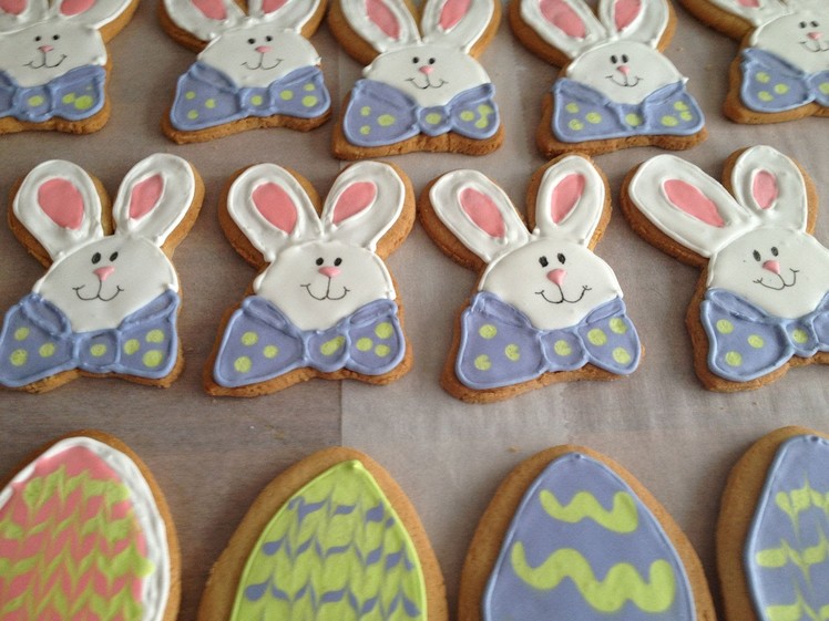 Easter cookies Bunnies and eggs