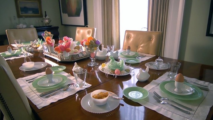Easter Table Setting | At Home With P. Allen Smith