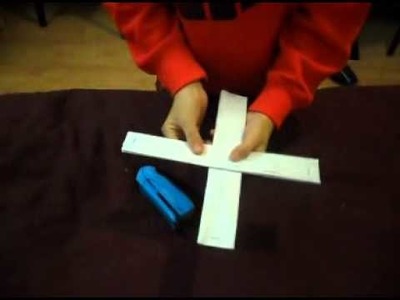 Efficient way of making paper boomerang