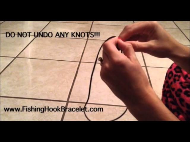 Fishing Hook Bracelet How To