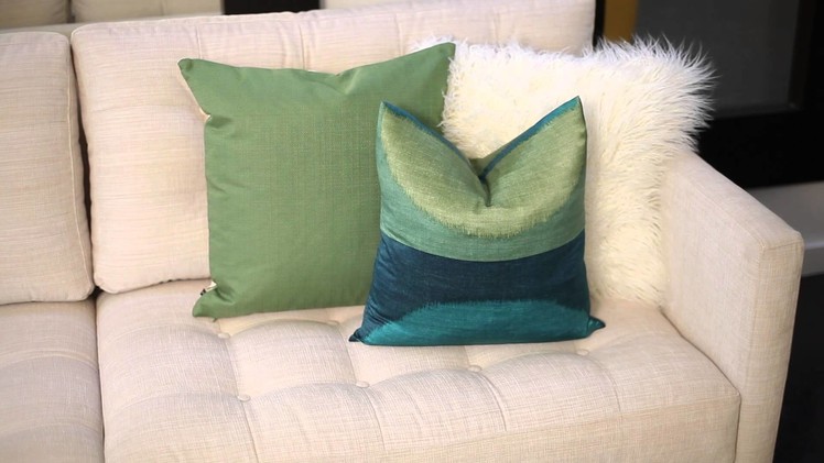 How to Decorate With a White Sofa & Colorful Throw Pillows : Design Ingredients