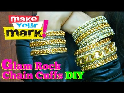 How to: Glam Rock Chain Cuffs