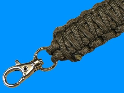 How to make a Keychain Paracord Lanyard Tutorial (Paracord 101)