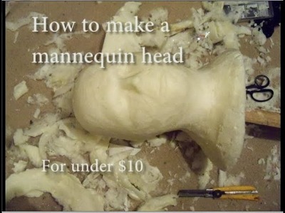 How to make a mannequin head for under $10 - Picture work log