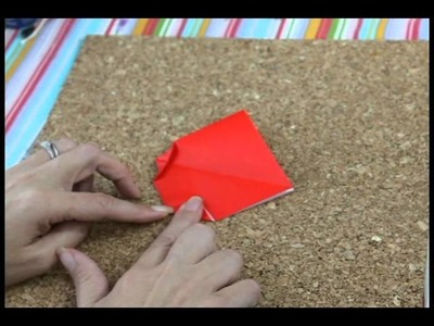 How to make a simple origami ladybug