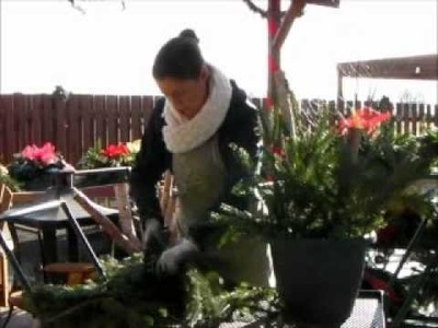 How to Make a Winter Planter